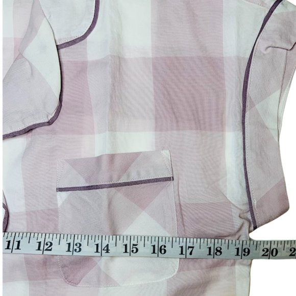 MADEWELL Pajama Top Size XS Women's Button-Up Short Sleeve Top - Picture 3 of 7